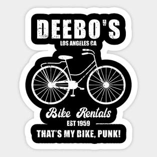 Deebo's Bike Rentals Sticker